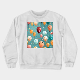 Happy Birthday Party Celebration Pattern 4 Crewneck Sweatshirt